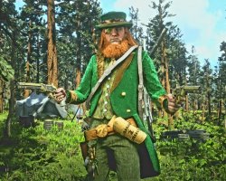 Leprechaun with guns Meme Template