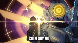 coin say no Meme Template