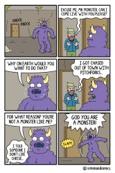 You Are a Monster Meme Template