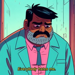 Someone saying everybody hates me Meme Template