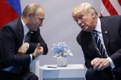 Trump Putin chat pic Meme Template