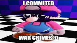 turmoil committed war crimes Meme Template