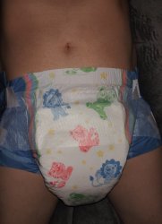 Chilling in a diaper Meme Template