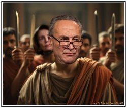 Cuck Scummer Ides of March Meme Template