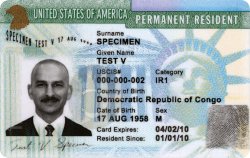 Green Card Sample Meme Template