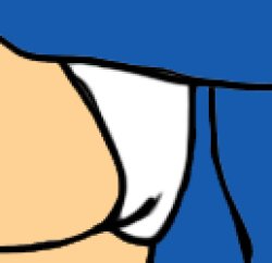 Sailor Mercury's White Underwear Meme Template