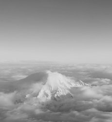 Mount Rainier. Meme Template