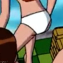 Gwen Tennyson's White Underwear Meme Template