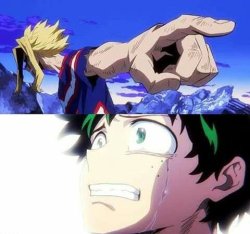 All might Meme Template
