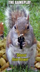 Shoot him down (For gun game memes) Meme Template