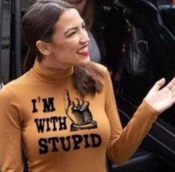 AOC Meme Template