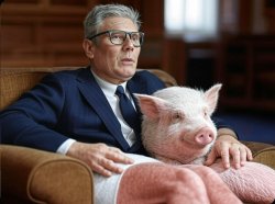 Keir Starmer pig lover Meme Template
