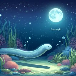 good night goop eel Meme Template