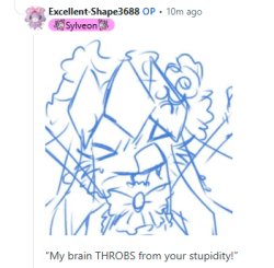 "My brain THROBS from your stupidity!" Meme Template