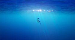 Luca Paguro in the deep sea Meme Template