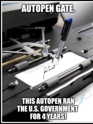 Autopen scandal Meme Template