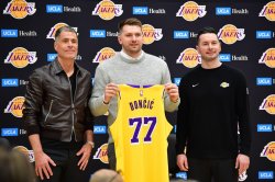Luka traded to the Lakers Meme Template