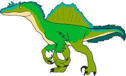 Male Spinoraptor (Paleoverse + EOIverse) Meme Template