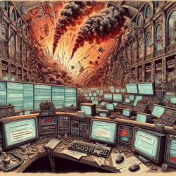 catastrophic It outage, cyber incident Meme Template