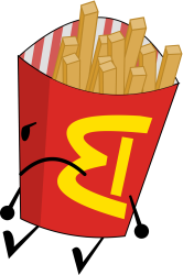 Angry fries Meme Template