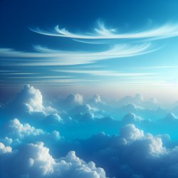 Gradiant background blue and white cloudy Meme Template