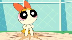Blossom lost a clothing Meme Template
