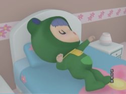 Rubi sleeping Meme Template