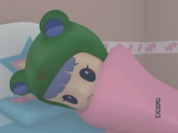 Rubi can't sleep Meme Template