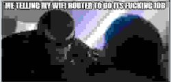 bitcrushed wifi router Meme Template
