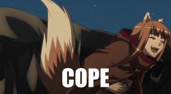Cope Meme Template