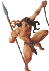 Tarzan vine spear Meme Template