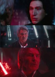 Kylo Kills Han Meme Template