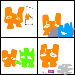 Funguss' very crude rendition of Loss Meme Template