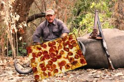 pizza safari hunter Meme Template