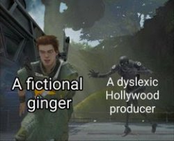 gingers in danger Meme Template