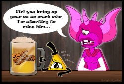 Bill Cipher Meme Template
