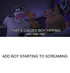 Otis makes which boy fear Meme Template
