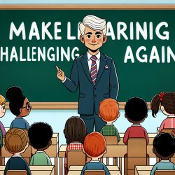 Donald Trump standing in front of an elementary school class wit Meme Template