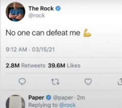 The Rock “No one can defeat me” Meme Template