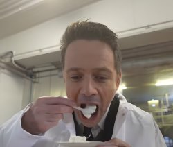 trzaskowski eating cottage cheese Meme Template