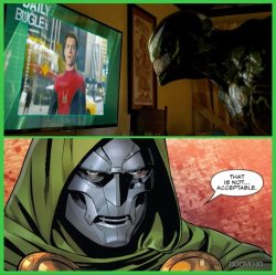 -Anything- Doctor Doom "Unacceptable " Meme Template