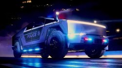 Tesla Cybertruck Cop Car Meme Template