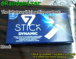 Randomizer's low quality 7 stick announcement temp Meme Template
