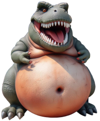 T-Rex Fat Meme Template