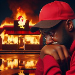 Sad Man burning building Meme Template