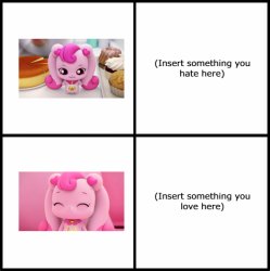 Heartsping reaction Meme Template