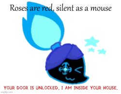 Parasite Zoe is inside your house Meme Template