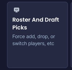 Roster menu Meme Template