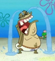 bubble bass crying Meme Template