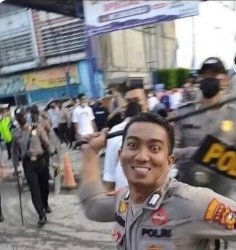 Happy cop Meme Template